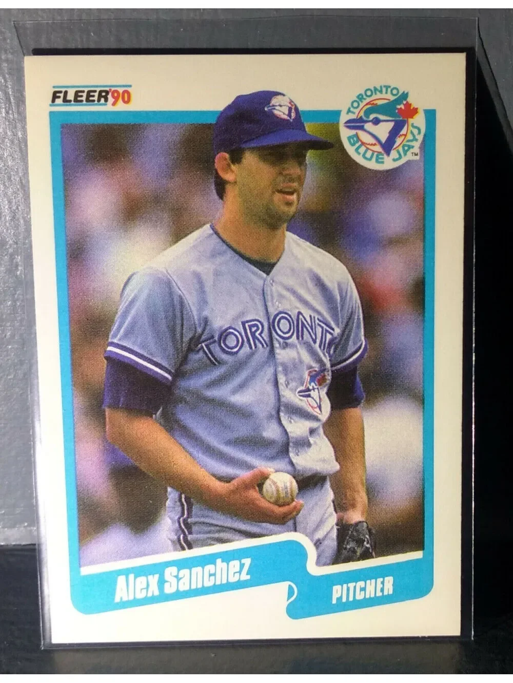 1990 Alex Sanchez Fleer Baseball Card #92